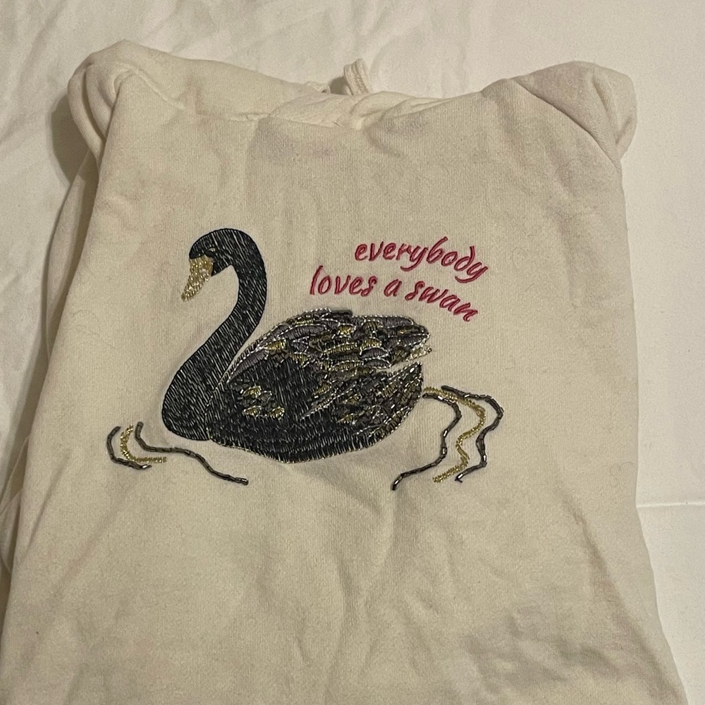 Everybody Loves Swans Comfy Hoodie